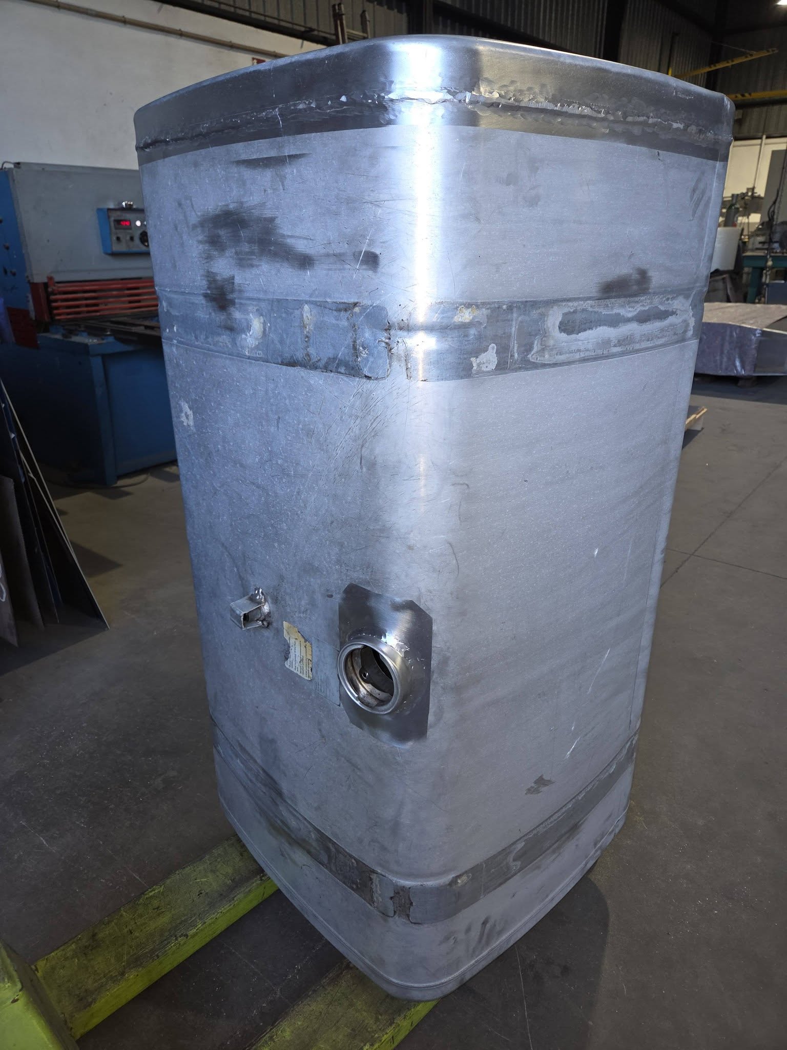 de depósito de aluminio para combustible.